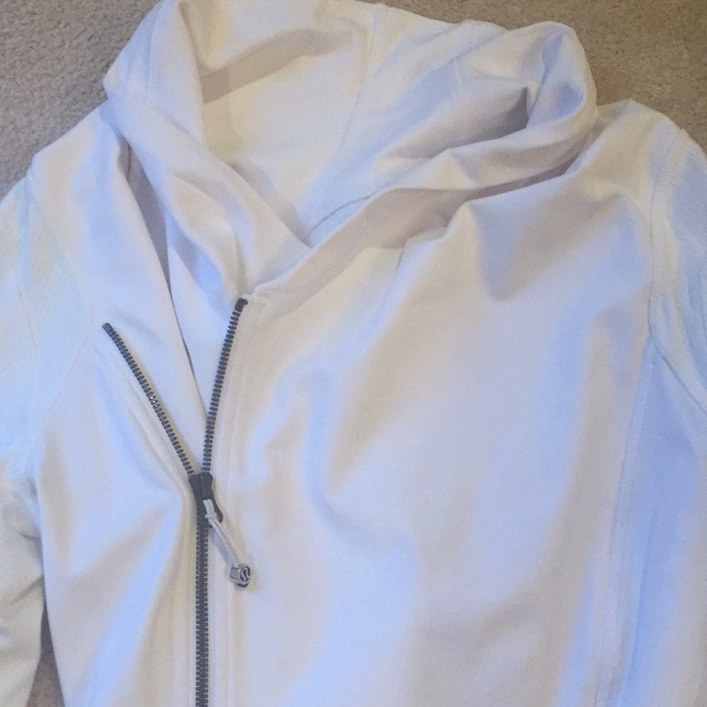 White Lululemon Side Zip Jacket - image 2